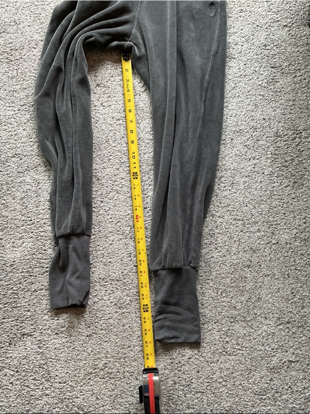 New FP Movement by Free People Training Day Velour Jumpsuit ~ Charcoal Gray - Picture 11 of 14